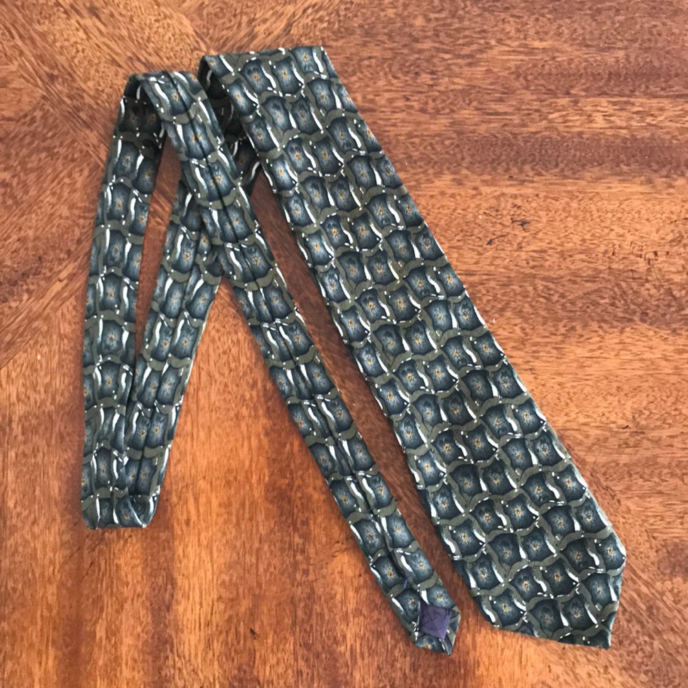 J. Garcia Green Black Tie